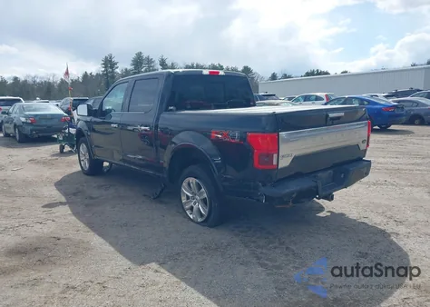 2018 Ford F-150 Platinum from USA, damaged, VIN 1FTEW1E50JFB17798